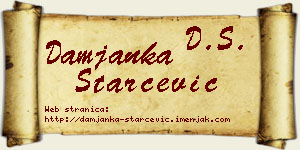 Damjanka Starčević vizit kartica